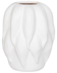 Nordic Living Béžová keramická váza Derbis 19,5 cm