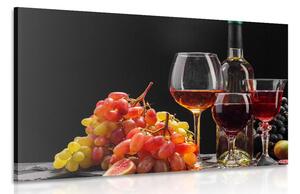 Obraz víno a hrozny Varianta: 60x40