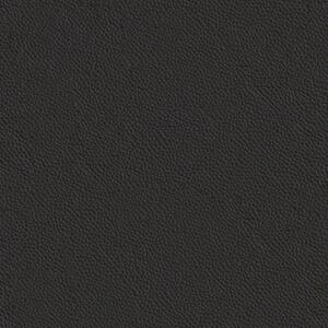 Černá kožená podnožka FLEXLUX PADOVA 56 x 44 cm