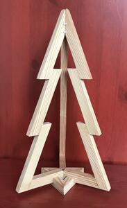 Dřevěvý vánoční stromeček ALMA 3D (dřevo)