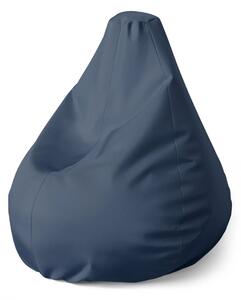 Sablio Sedací vak Pear Tmavě modrá - 70 x 95 x 15 cm