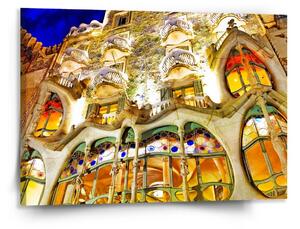 Sablio Obraz Barcelona Gaudi Casa Batllo 1 - 150x110 cm