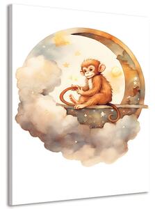Obraz zasněná opice Varianta: 80x120
