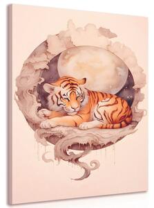 Obraz zasněný tygr Varianta: 60x90
