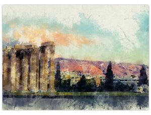 Obraz - Akropolis, Athény, Řecko (70x50 cm)