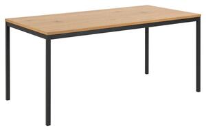 Jídelní stůl Seal 160x80 cm (dřevo/černá)