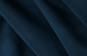 Královsky modrá sametová třímístná pohovka Cosmopolitan Design Chicago 262 cm, pravá
