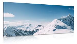 Obraz zasněžené pohoří Varianta: 100x50
