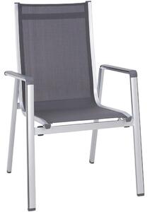 STOHOVATELNÉ KŘESLO, kov, textil MWH - Stohovatelné židle