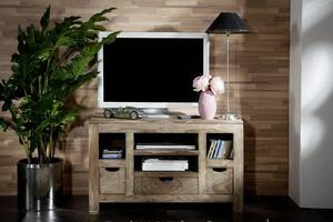 GREY WOOD TV stolek 100x60 cm, masivní indický palisandr