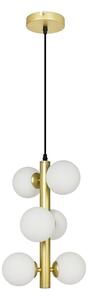 Brilagi - LED Lustr na lanku MILLA 6xG9/3W/230V zlatá/bílá