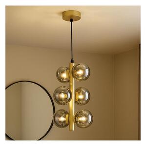 Brilagi - LED Lustr na lanku MILLA 6xG9/3W/230V zlatá/kouřová