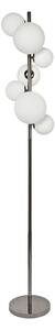 Brilagi - LED Stojací lampa MILLA 7xG9/3W/230V černý chrom/bílá