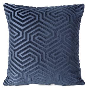 DEKORAČNÍ POVLAK NA POLŠTÁŘ PIERRE CARDIN INGA 40X40 CM NÁMOŘNICKÁ MODRÁ