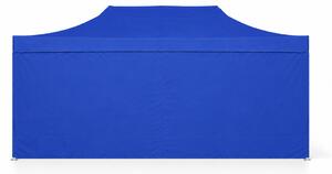 Nůžkový párty stan 3x6m ALU Premium – 4 plné bočnice barva Modrá