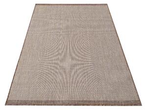 Makro Abra Kusový koberec sysalový oboustranný ZARA 14 hnědý Rozměr: 80x150 cm