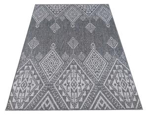 Makro Abra Kusový koberec sysalový oboustranný ZARA 13 šedý Rozměr: 80x150 cm