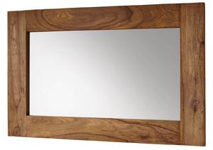 LIGHT WOOD Zrcadlo 110x70 cm, masivní indický palisandr