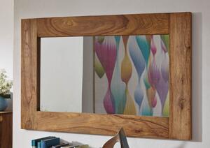 LIGHT WOOD Zrcadlo 110x70 cm, masivní indický palisandr