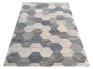 Makro Abra Moderní kusový koberec VISTA 02 šedý Rozměr: 80x150 cm