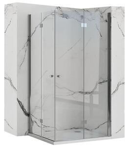 Rea - FOLD N2 skládací sprchový kout 80 x 80 cm, čiré sklo, REA-K9990