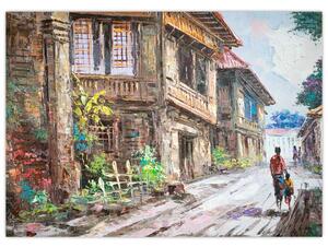 Obraz Filipínské vesnice, Asie (70x50 cm)