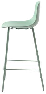 Zelená plastová barová židle Unique Furniture Whitby 67,5 cm