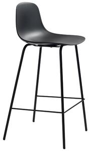 Černá plastová barová židle Unique Furniture Whitby 67,5 cm