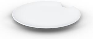 Set 2ks nakousnutý dezertní talíř 20cm 58products (bílý porcelán)