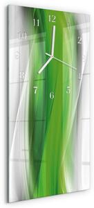 Skleněné hodiny vertikální Abstrakce zsppb-30x60-00058034