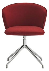 Červená čalouněná konferenční židle Teulat Add