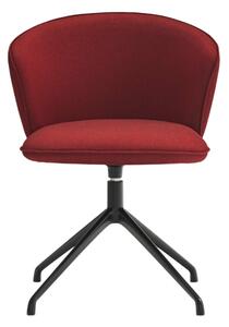 Červená čalouněná konferenční židle Teulat Add II
