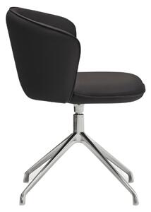 Černá koženková konferenční židle Teulat Add