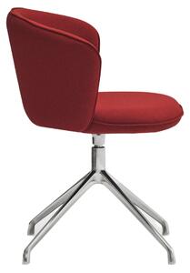 Červená čalouněná konferenční židle Teulat Add