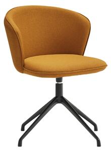 Hořčicově žlutá čalouněná konferenční židle Teulat Add II