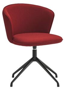 Červená čalouněná konferenční židle Teulat Add II