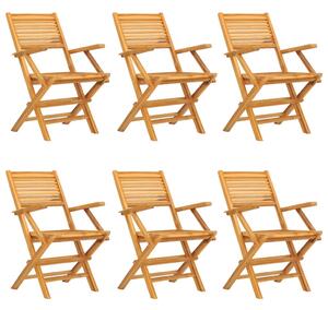7dílný zahradní jídelní set masivní teakové dřevo