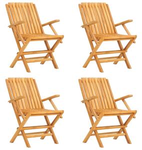 5dílný zahradní jídelní set masivní teakové dřevo