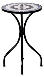 PALAZZO Odkládací stolek 35 cm - bílá/modrá