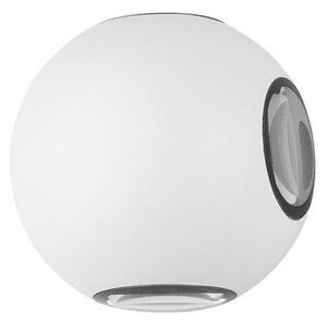 NV 852436 Venkovní nástěnné svítidlo COMO bílý hliník a sklo LED 4x1W 3000K 220-240V 4x51st. IP54 světlo ve čtyřech směrech - NOVA LUCE