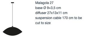 Catellani & Smith Designové závěsné LED svítidlo Malagola 27, 2700K, 1x2W Barva: Zlatá