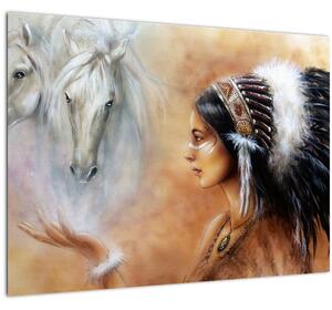 Obraz - Kouzla indiánů (70x50 cm)