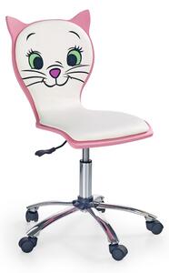 Dětská židle Kitty II, bílá / růžová