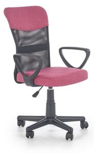 Dětská židle Timmy, růžová / černá