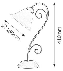 Stolní lampa Rabalux 7812 Athen
