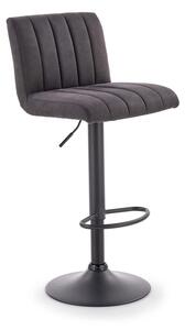 Barová židle Agata, tmavě šedá