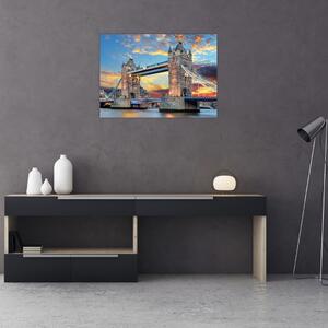 Obraz - Tower Bridge, Londýn, Anglie (70x50 cm)