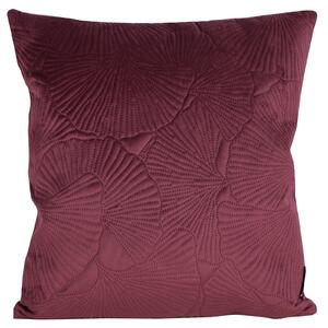 DEKORAČNÍ POVLAK NA POLŠTÁŘ VELVET 45X45 CM BORDOVÁ