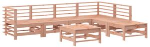 7dílná zahradní sedací souprava s poduškami masivní douglaska
