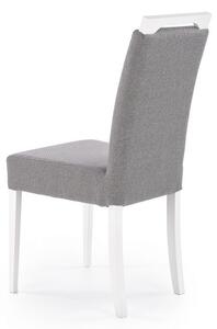 Jídelní židle Clarion, šedá / bílá
